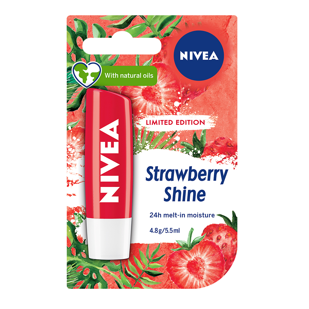 NIVEA Lip Care Strawberry Shine Reviews beautyheaven