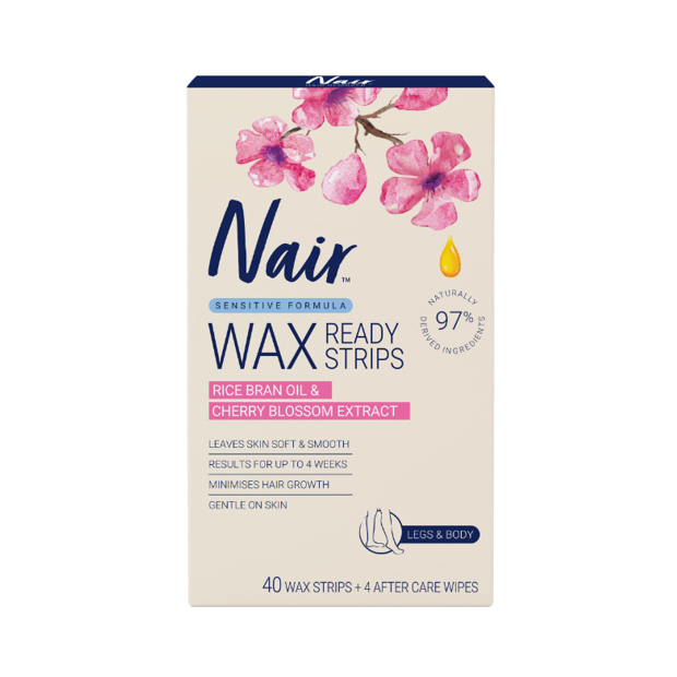 Nair Wax Ready Strips Legs & Body 40 Pack Reviews beautyheaven