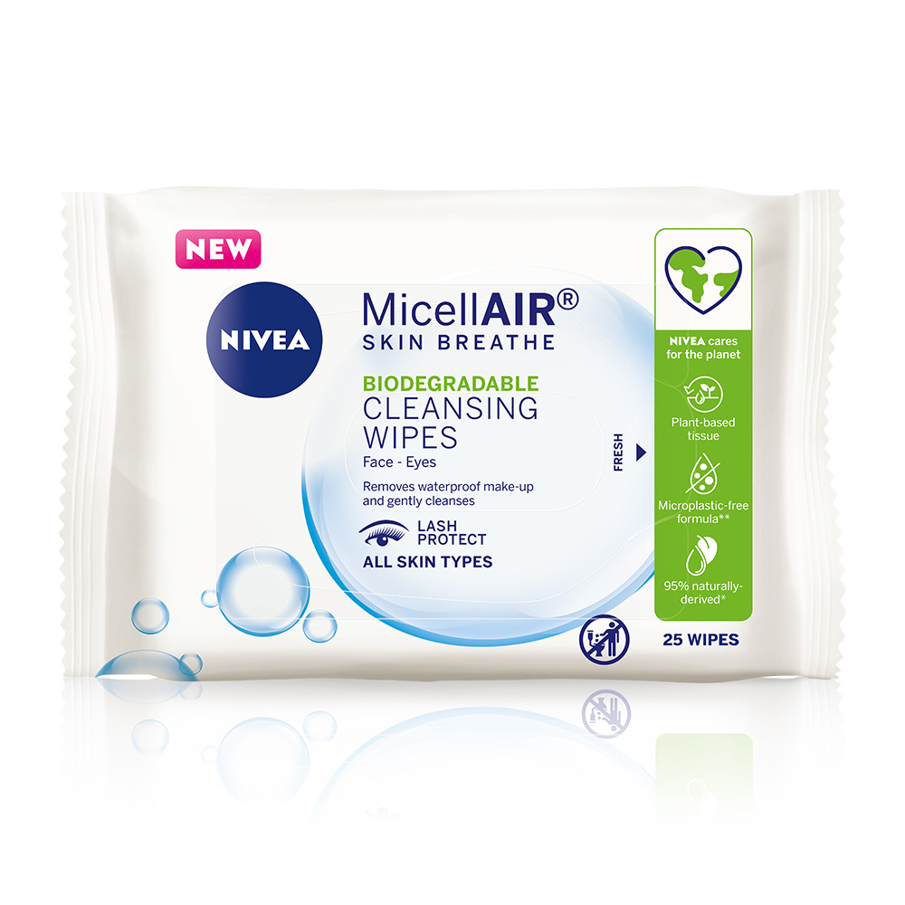 MicellAIR Biodegradable Cleansing Wipes