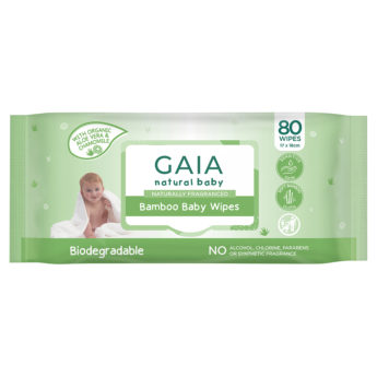 GAIA Natural Baby – Bamboo Baby Wipes