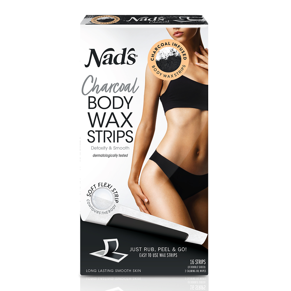 Charcoal Body Wax Strips