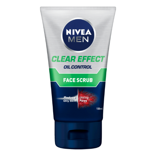 NIVEA Men Clear Effect Oil Control Facial Scrub