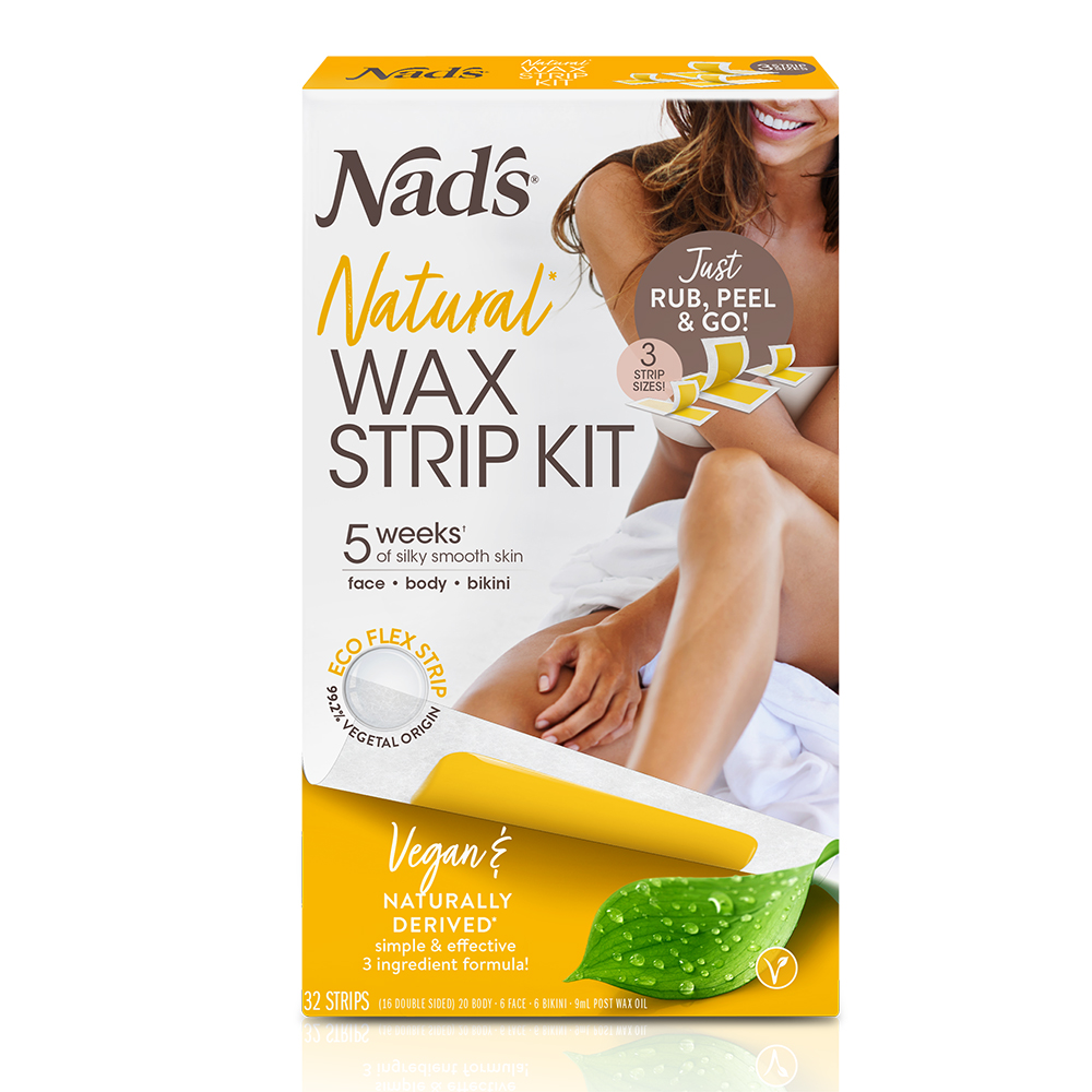 Natural Hair Removal Wax Strip Kit