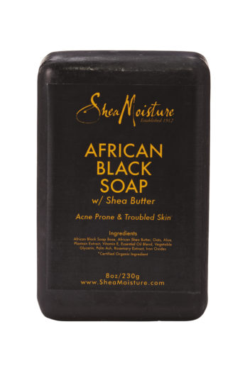 African Black Soap with Shea Butter