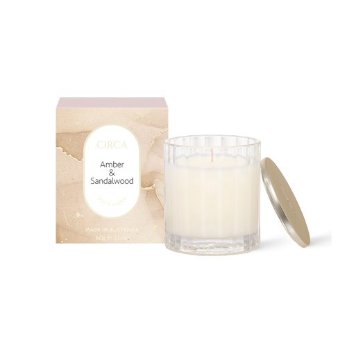 Amber & Sandalwood Soy Candle