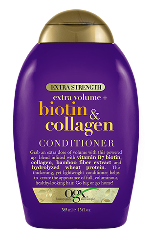 OGX Biotin & Collagen Conditioner 385mL – Extra Strength Extra Volume