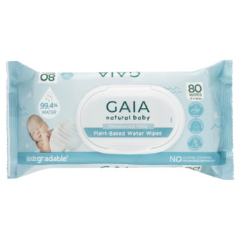 GAIA Natural Baby – Plant-Based Water Wipes