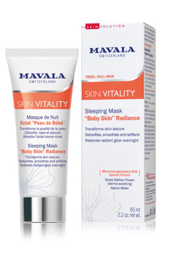 MAVALA SWISS SKIN SOLUTION SKIN VITALITY Sleeping Mask “Baby Skin” Radiance