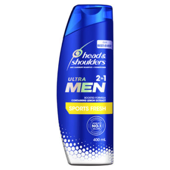 UltraMen Sports Fresh 2in1 Anti-Dandruff Shampoo + Conditioner