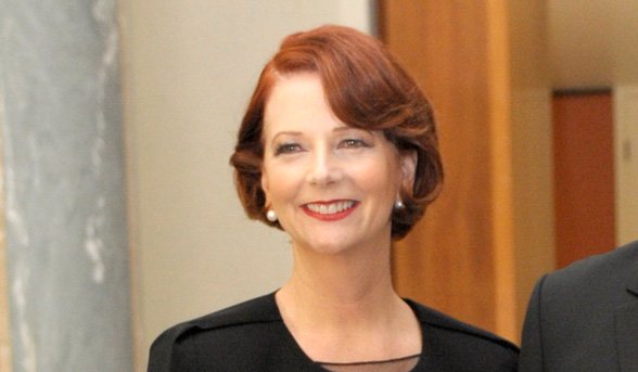 Julia Gillard’s Gatsby-inspired hairstyle