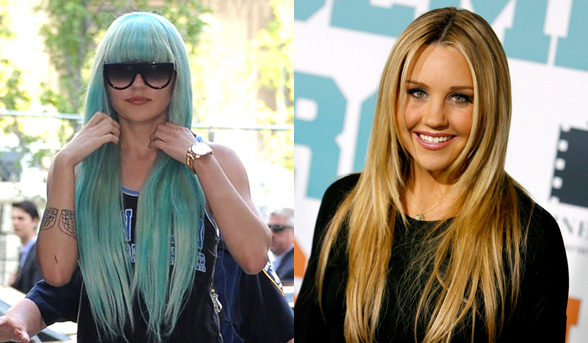 Amanda Bynes wigs out