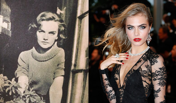 Cara Delevingne owes her looks to her grandmother