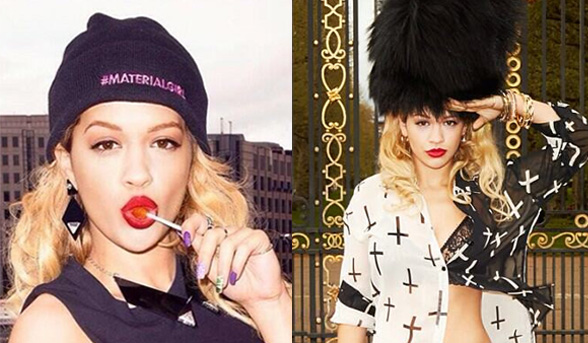 Rita Ora is a material girl