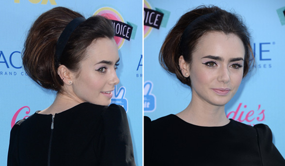 Audrey Hepburn appears at the Teen Choice Awards