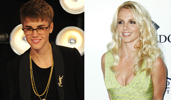 What do Justin Bieber and Britney Spears have in common?