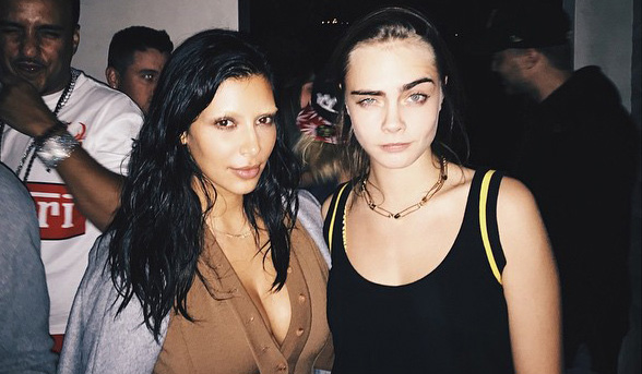 Kim Kardashian’s bleached eyebrows