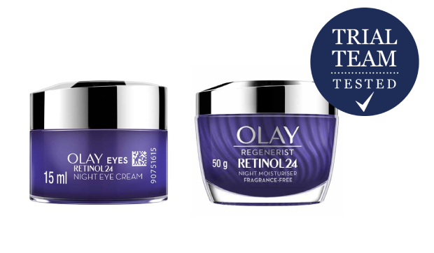 Olay Retinol 24 Eyes + Night Moisturiser Cream Trial Team