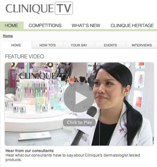 Clinique TV: the place to be