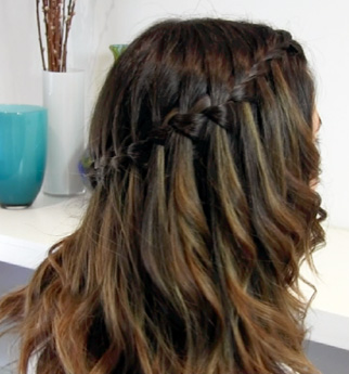 How-to: waterfall braid