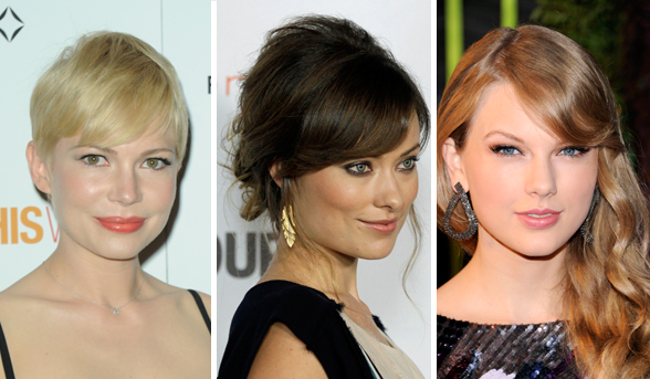 Trend to try: side-swept fringe