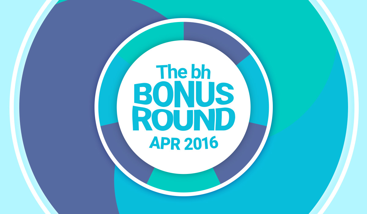 The April bonus round is here!