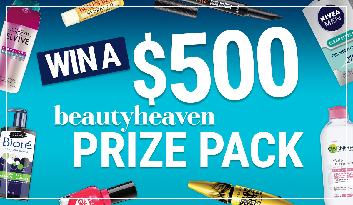 CLOSED: WIN a $500 beautyheaven prize pack!