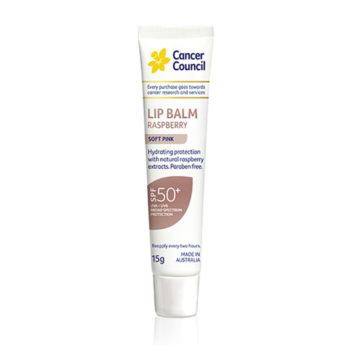 Cancer Council Lip Balm SPF50+ Raspberry