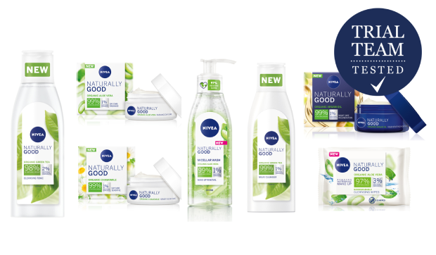 Nivea Naturally Good Range Trial Team