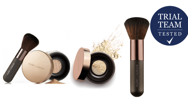 Nude by Nature Powder Foundation, Finishing Powder and Mineral Brush Trial Team