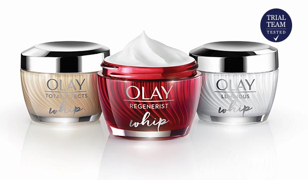 Olay Whips Trial Team