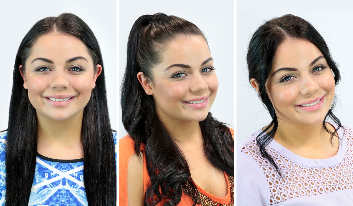 3 quick hairstyles with your straightener