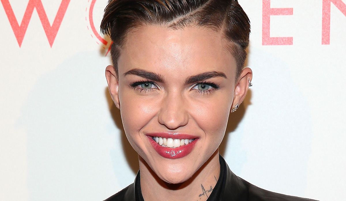 Ruby Rose covers her tattoos with make-up