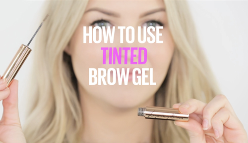 Beauty tips: How to use tinted brow gel