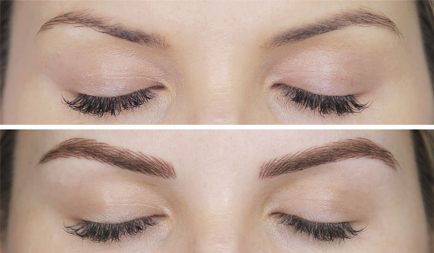 We tried the new microblading Brow Blend Tattoo