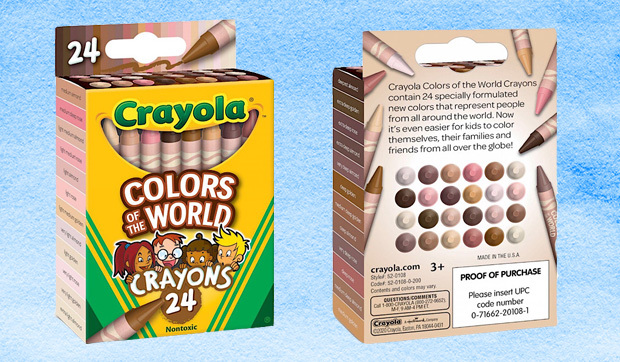 A MAC chemist has helped Crayola create an entire range of skin tone-coloured crayons