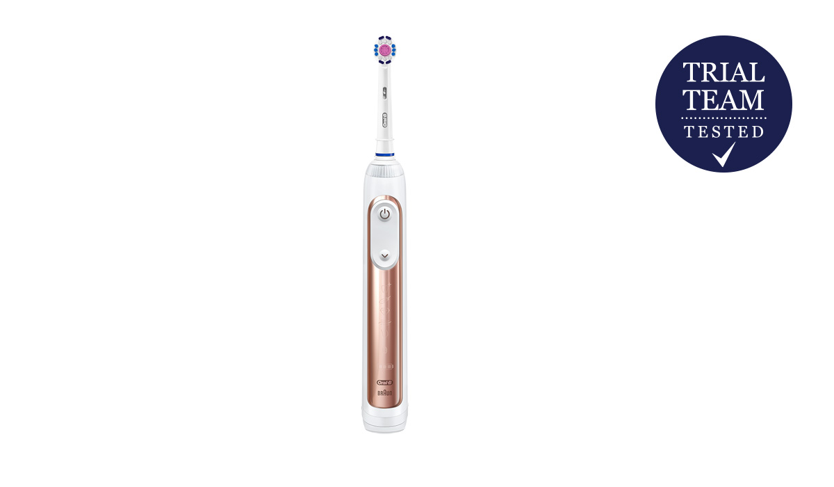 OralB GENIUS9000 Rose Gold Electric Toothbrush beautyheaven