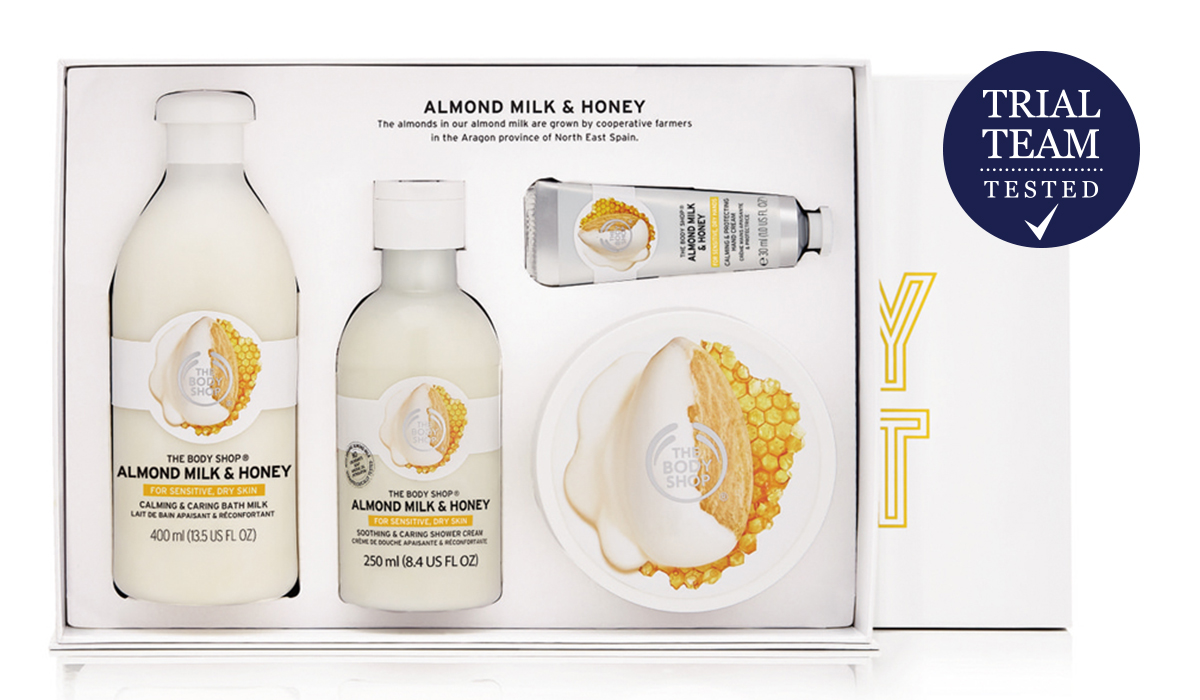 The Body Shop Almond Milk & Honey Medium Gift Trial Team