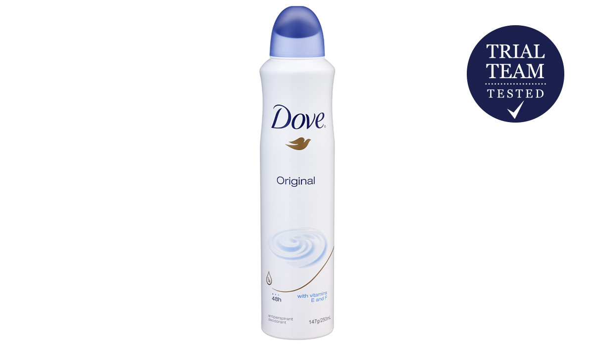 Dove Original Aerosol Deodorant trial team