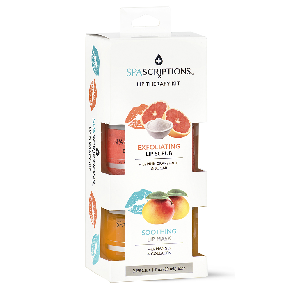 Exfoliating Pink Grapefruit & Soothing Mango Lip Therapy Kit