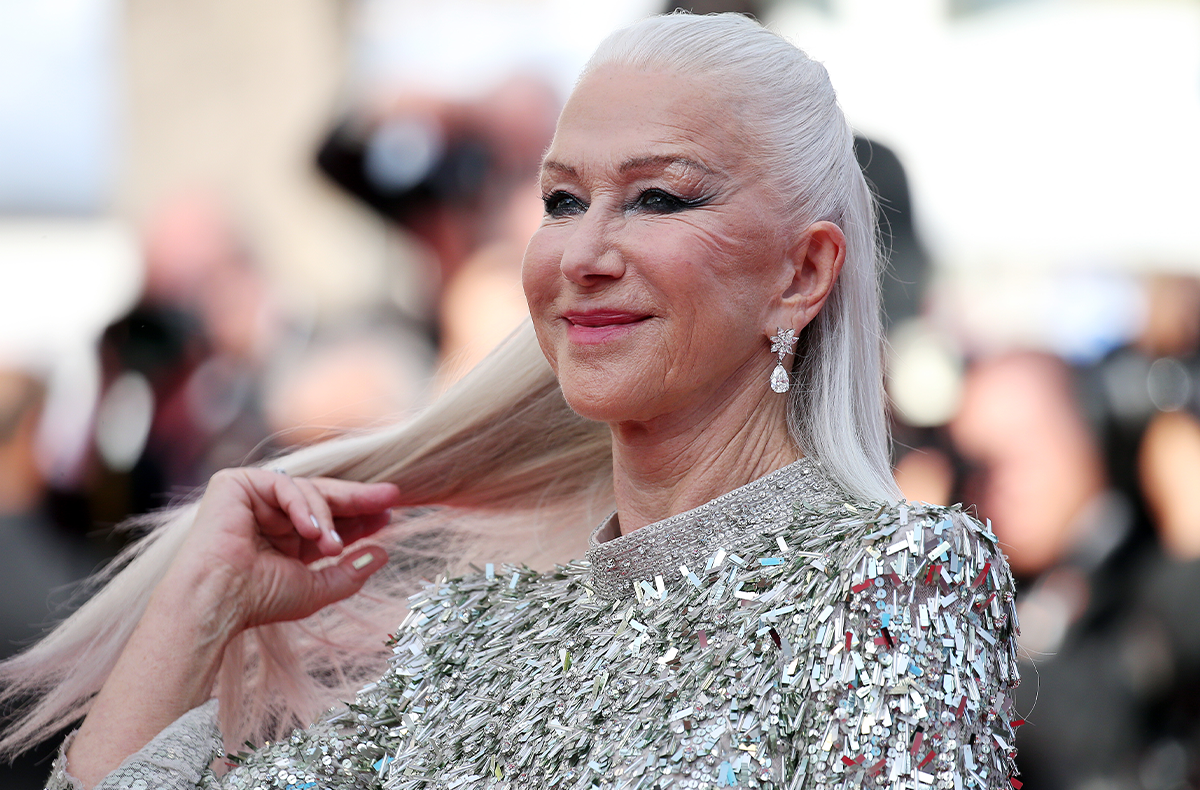 Helen Mirren Embraced Her Youth With Extra-Long Hair At Cannes