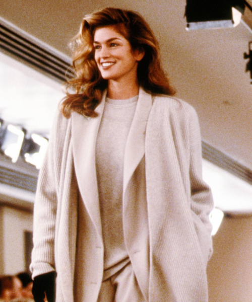 cindy crawford 90s blow dry