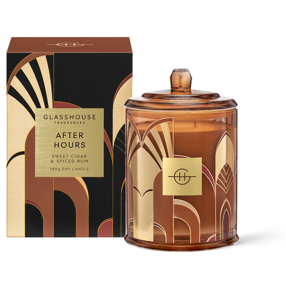 Glasshouse Fragrances Humidor Collection After Hours Sweet Cigar