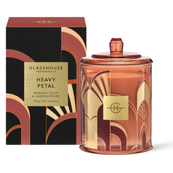 Glasshouse Fragrances Heavy Petal Smoked Tulip & Sandalwood Soy Candle