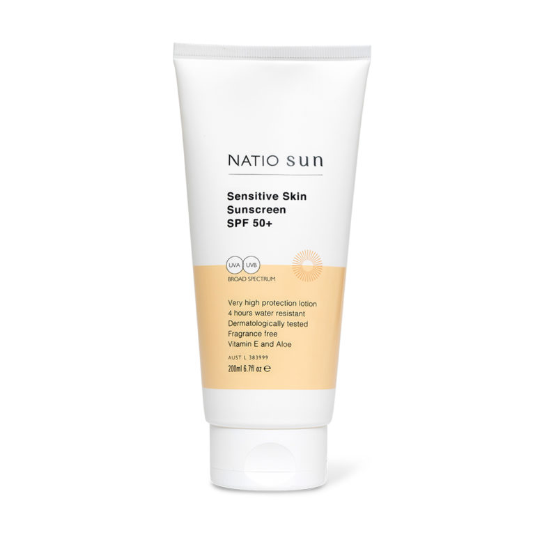 Natio Sensitive Skin Sunscreen SPF 50+ Reviews beautyheaven