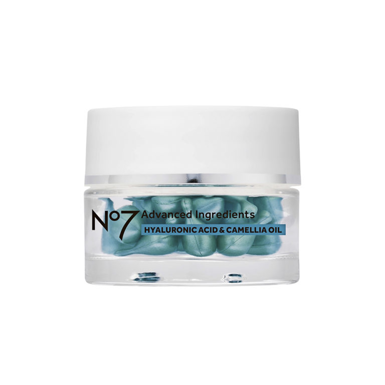 No7 Advanced Ingredients Hyaluronic Acid & Camellia Oil Facial Capsules