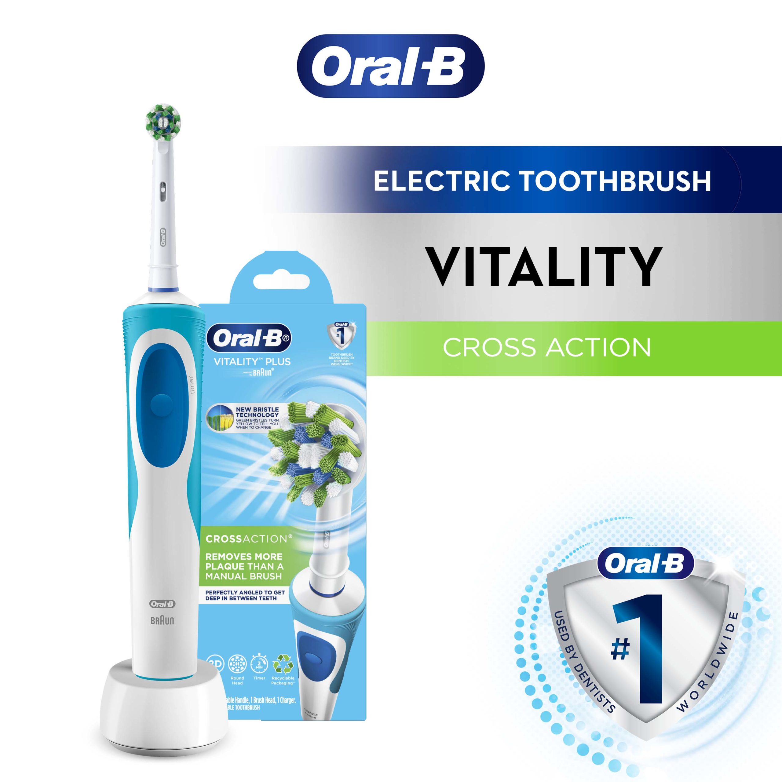 OralB Vitality Cross Action Electric Toothbrush Reviews beautyheaven