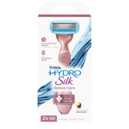 Hydro Silk Deluxe Care Metal Handle Razor Kit