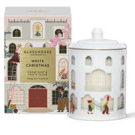 2023 Christmas Glasshouse Fragrances White Christmas Soy Candle