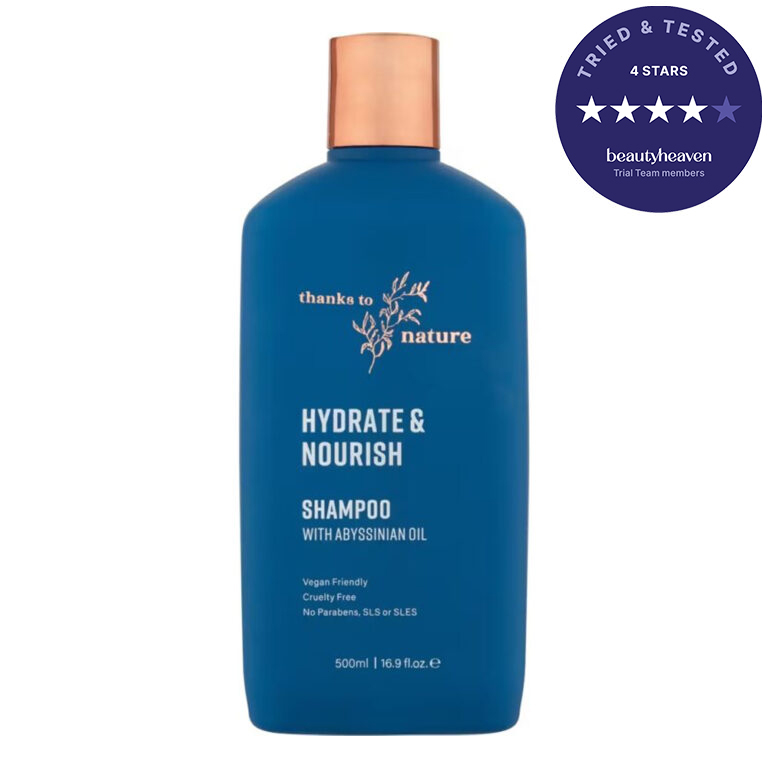 Thanks to Nature Hydrate and Nourish Shampoo with Abysinnian Oil