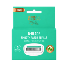 5 Blade Smooth Razor Refill 3 pack